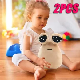 Giocattoli 22cm My Pet Alien Pou Plush Plush Brithday Gift Kawaii Doll Regalo per bambini Decorazione di mobili per bambole carina