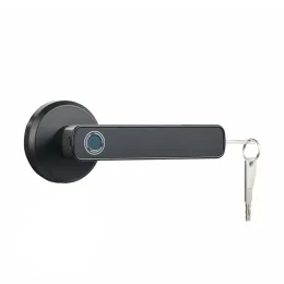 Control Smart Fingerprint Single Latch Lock Dead Bolt 30 Users For Indoor Home Wooden Metal Door