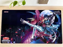 Pads yugioh playmat ille Twin Kisikil Evil Twin Lilla TCG CCG MAT Trading Card Game Mat Table Desk Play Mat Mouse Pad Free