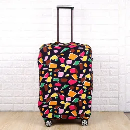 Accessories Fashion Suitcase Cover High Elastic Stripe Love Heart Shaped Luggage Case Dust Cover For1832Inch Suitcase Essential Accessories