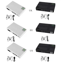 بيع أجهزة التوجيه 10400mAh 18/36W MINI UPS 5/9/21V وحدة تزويد الطاقة المحمولة غير المنقطعة لكاميرا أمان WIFI