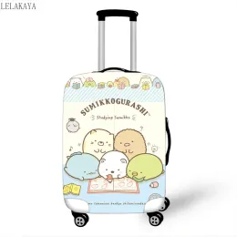 Accessories Sumikkogurashi Anime Printed Luggage Cover Highstretch Suitcase 13 Color Zipper Cover Apply to 1832" Travel Baggage Protective