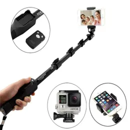 Brackets Tripod 4 in 1 Yunteng 1288 Bluetooth Excorie Selfie Stick Handheld YT1288 Monopod für Xiaomi Yi Gopro SJ4000 iPhone -Kamera