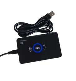 التحكم 125 كيلو هرتز قارئ RFID EM4100 USB القرب قارئ بطاقة ذكية لا يوجد محرك أقراص إصدار الجهاز em id usb للتحكم في الوصول