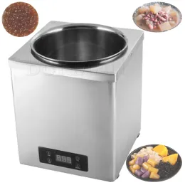 المعالجات 3L/7L Tapioca Pearl Warmer Machine وعاء عزل Boba لحليب شاي متجر الفولاذ المقاوم للصدأ الطعام الدافئ