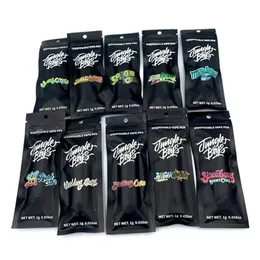 Wholesale Jungle Boys Smell Proof Mylar Bag 10colors Plastic Empty Special Die Cut Shaped 55X150mm Only Zipper Packaging Bags In Stock