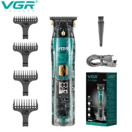 trimmer vgr trimmer شعر قصات الشعر مقاومة للماء لآلة قطع الشعر اللاسلكي