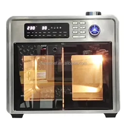 Fryers 12l 14L 18L 20L 23L 25L 28L 30L Freidora de Aire Oilless Cooker Rostfritt stål Electric Digital Air Fryer Toaster Oven