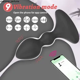 O novo controle de controle remoto de contas anal de vibrador Toys Butt Plug for Women homem gay vibração