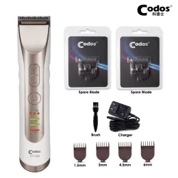 Shavers Codos CP3380 Pet Clipper Professional Electric Dog Grooming Haircut Cat Shaver Machine Steel Cutter Rechargeable Dog Clipper