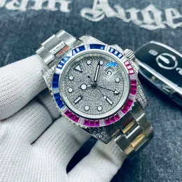 Luxus -Geschäftsleute Watch 41 mm Edelstahlgurt Automatische mechanische Bewegung Uhren Designer hochwertig