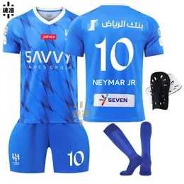 Set di calcio/turisti da pista da tracce 2324 League Riyadh Moon Jersey 10 Neymar Set per adulti