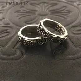 CH Brand Trendy Ancient Family Ring Mens e Womens Old Punk Hip Hop Croquet Eternal Vine