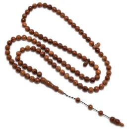 Strands MSL103 perle di rosario di alta qualità 99 perle di preghiera Fruit di palma naturale kuka tasbih fascino bracciale 59mm Specifiche