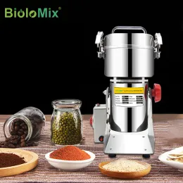 Kvarnare 700 g Swing Type Electric Grains Herbal Spices Powder, Dry Food Miller, High Speed, EluKchef av Biolomix Display Coffee Grinder