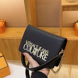 Trendy Fashionable High-End Texture Small Square 2024, Trendy Versatile Chain Shoulder Bag, Simple And Stylish Letter Crossbody Bag