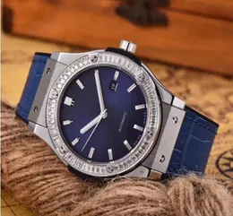 U1 Topgrade hochwertiges Design Watch Mechanical Automatic Diamond Lünette Requin Big Sapphire Uhren Edelstahlarmband Ban1821208