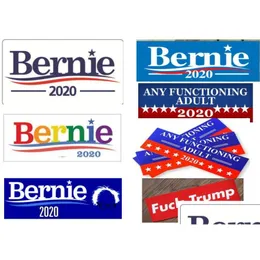 Adesivos de carro estilos contra Trump Bernie Joe Biden Sanders 7.6x22.9cm Sinalizador de adesivos para o veículo Drop Drop Drop Auto DHDGX