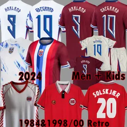 2024 Norwegia piłka nożna 2025 Norwaies Haaland Jersey National 24 25 25 Odegaard Football Shirt Solskjaer Vintage Norweg