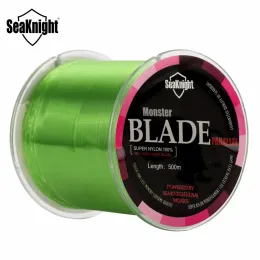 Acessórios Seaknight Brand Blade Series 500m Nylon Fishing Line Monofilament Material Material Carpa Linha 235lb Mono Nylon Line