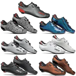 أحذية Sidi Shot 2 Road Shoes Vent Carbon Road Shoes Lock Lock Shoes Sycling Shoes