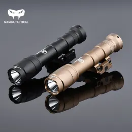 Scopes Tactical Surefire M600 M600C M600B Scout Gun LED -ljus 600 Lumen Rifle ficklampan Hunting Rifle Scout Airsoft Light
