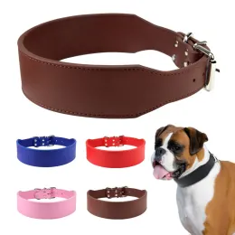 Accessories Width 5cm Durable Large Dog Collar Microfiber Leather Pet Neck Strap Fish Shape Collar for Medium Big Dogs Pitbull Bulldog L3XL