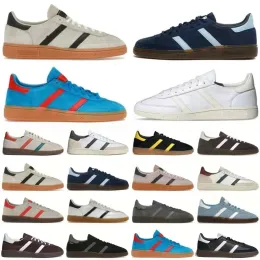 Neue Spezenials Handball Special fast gelbe scharlachrote Marine Gum Aluminium Arctic Night Shadow Brown Collegiate Grüne weiß graue Gelegenheitsschuh -Sneakers Fitnessstudio Schuhe 87