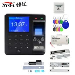 Controle de impressão digital Sistema de controle de acesso RFID kit de trava de porta inteligente Acensão de portão eletrônico Home Conjunto digital Biométrico magnético elétrico