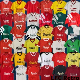 Dalglish Retro Soccer Jerseys Gerrard 2005 Alonso 10 11 Pool de fígado Camisas de futebol vintage 93 95 96 97 98 Fowler Torres 82 89 91 Maillot 85 86 Keane 06 07 08 09 Kits Suarez