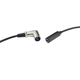 new High Quality 2024 Elbow XLR Male To 65mm Female Audio Cable With Large Three Core Female To XLR Male Mixer Microphone Adapterfor XLR