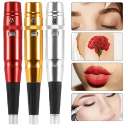 Machines Cheapest Dermograph Beauty Tattoo Machine Universal Swiss Motor Permanent Makeup Eyebrow Eyeliner Lip Tattoo Pen With PMU Needle