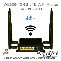 Router cat4 cat6 sbloccato wifix we826t2 3g4g lte wifi router indoor supporto openwrt goldenorb/gargoyle firmware con slot scheda sim