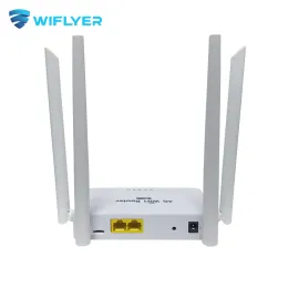 Yönlendiriciler WE2002 4G SIM Yönlendirici 300Mbps Openwrt Erişim Noktası Duvar WiFi Lan Wan EC200Teuha Modülü 4GHZ 5DBI Anten Ev için