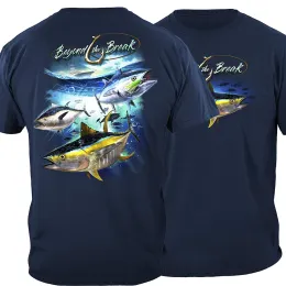 Accessories Tuna Time Off Shore Fishing Tshirt Summer Cotton Short Sleeve Oneck Men's T Shirt New S3xl