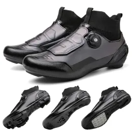 Calçados masculino MTB Highcut Winter Cycling Shoes Sapatos de bicicleta Tênis de bicicleta para homens Cleats sapatos