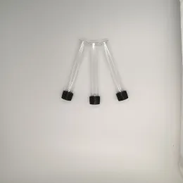 Верхние простые стеклянные трубки Упаковка пластиковые крышки 30 г труб с винтовой крышкой могут индивидуальные этикетки