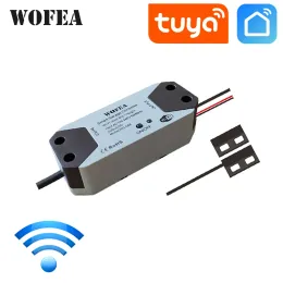 التحكم في Wofea Smart Garage Door Opener Controller مع Alexa Echo Google Home No Hub تتطلب