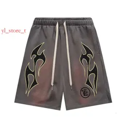 Famoso marchio Hellstar Men Designer Shorts Casual Beach Basketball Fitnesshight di qualità Short elastico in cotone comodo per gli uomini Hellstar Short 3700