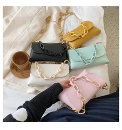 Сумки на плече для женщин 2024 Женский мессенджер Wild Ins Chain Small Square Bag Femme кошельки и сумочки