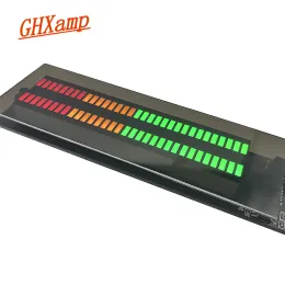 Gözlük Ghxamp Çift 32 Amplifikatör Ses LED Müzik Spektrum Seviyesi Göstergesi Çift Kanallı Ritim Işık Hacmi 117x29mm Apillar Araba Refit