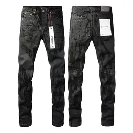 Purple Brand Jeans American High Street Jeans Hole Purple Ruin Robin Religion Pants Paint wyżej opracuj 6546948451