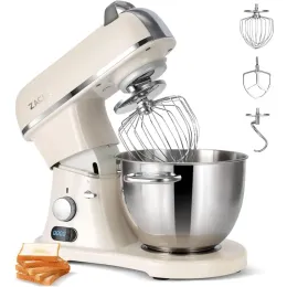 Mixer Zacme 8.4qt Commercial Stand Mixer 800W mit NSF -zertifiziert und Aluminium -Würfelguss, Küchenelektrikmixer Metal Food Mixer