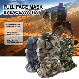 Bandanas Tactical Sconhas Camo Balaclava Face Face Mask Caçando caça ao esporte militar Bike Paintball Sun Cycling Cool X1K5