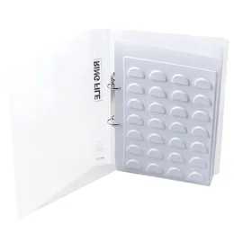 70Pairs Falsches Wimpern Speicherbuch Make -up Display Container Wimpern Wimpern Probe Katalog Transplantation Wimpern Wimpern Display -Karte 240407