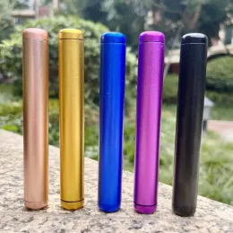 Accessories 110MM Aluminum Cigar Airtight Container Travel Storage Cigarette Holder Smell Proof Waterproof Smoking Accessories