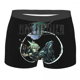 Underpantes masculino masculino shorts calcinha nuvem Sephiroth roupas íntimas suaves Final Fantasy VII Video Video Masculino Sexy S-xxl