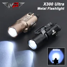 SCOPES TACTICAL SUREFIR X300U Ficklight Fit 20mm Rail X300 X400 Scout Light med konstant momentant Switch Hunting Weapon Lighting