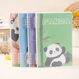 Cartoon Cute Panda Notebooks Memo Odporność na ścieranie PVC Creative Spiral Notepad Journal Student Spiratery School Materiały
