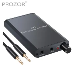Amplificador Prozor 300Ω Amplificador de fone de ouvido HiFi amplificador de fone de ouvido HIFI AMP portátil recarregável de saída AUX para MP4